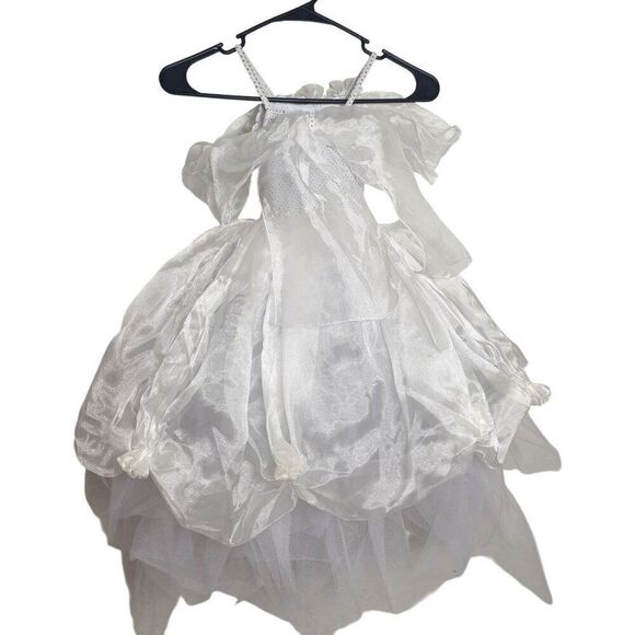 Weissman Girls White Ballet Costume Dress With Tulle & Sequins Girls XS NWOT - Picture 5 of 7